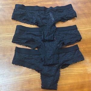🆕 NWOT Victoria's Secret Black Lace Intimates